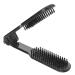 Combs Straightening Comb Clamp Brush Double Sided Straightener Brush Straightening Brush Straightener Brush for Women Double Sided Brush Mane Hair