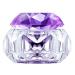 Dappen Dish Nail Art Dish Crystal Nail Art Cup Glass Liquid Powder Cup Clear Diamond Manicure Bowl with Lid Dappen Dish Cups for Nail Acrylic Liquid Powder