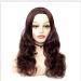 BGHJUE Wig Halloween Brown Curly Hair Color Body Wave Human Hair Bundles With Closure Brazilian Non Remy Hair Weaves Extensions