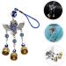 OSALADI Turkish Eye Wall Hanging 3 pcs Delicate Owl Bell Pendant Creative Wall Ornament Unique Home Pendant Bluex3pcs 25x6.8cmx3pcs - Buy Online on SooperMarket.com
