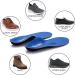 Valsole Orthopedic Insoles for Men & Women - Soft Shoe Inserts for Flat Feet & Plantar Fasciitis - Comfort support | EU Size 40-41 (26cm) V107B - Buy Online on SooperMarket.com