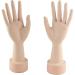 Voloria Practice Flexible Mannequin Hand Nail Display with Soft Fingers and Practice Manicure Nails Hand Left hand