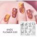 Alexnailart Nail Art Stamping Plate Flowers Geometric Template Image Plate Nail Art Tools (FL020) - Buy Online on SooperMarket.com