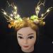 Prosy LED Flower Light up Antlers Headbands Glowing Butterfly Headband Christmas Hair Bands Party Decorative for Women and Girls Multicolor 7 - Buy Online on SooperMarket.com