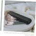 Gogogmee 1set Powder Puff Storage Box Miss Beauty Egg Small Black 20X4.8CM - Buy Online on SooperMarket.com