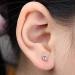 4 Pack Disposable Self Ear Piercing Gun Kit with Earring Studs - Light Grey - Buy Online on SooperMarket.com