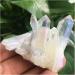 Natural Crystal Rough Beautiful White Flame Aura Quartz Crystal Cluster Specimen 90-100g - Buy Online on SooperMarket.com