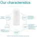 DASNTERED Roll On Bottle Portable 4pcs 50ml Empty Refillable Lip Balms Essential Oil Roll On Bottle Leak-Proof DIY Deodorant Containers For Sunscreen Moisturizer etc - Buy Online on SooperMarket.com