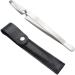 Saizone tick pliers from tweezers from tweezers tee tweezers for humans dogs cats pets children reliable against ticks of all size premium stainless steel with holster (1st)
