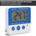 GOTOTOP Mini Alarm Thermometer Electronic Thermometer Instant Reading Large LCD Display Screen ABS Livestock Farm Indoor Outdoor (-50 + 70 ) - Buy Online on SooperMarket.com