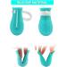LLMSIX 4PCS Cat Anti-Scratch Boots - Adjustable Silicone Paw Protector Shoes for Home Pet Shower and Nail Trimming (Blue) - Buy Online on SooperMarket.com