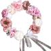 JSGHGDF Flower Headbands Women Bride Flower Crown For Wedding Party Supply Floral Garlands Crown Hair Wreath Floral Headbands Coffee color - Buy Online on SooperMarket.com