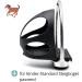 Compositi Stirrup Insert with Slip Protection - 1 Pair (2 Pieces) for Children | Black Safety Stamping Iron Insert with Cap - International Shipping Available - Buy Online on SooperMarket.com