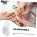 HAPINARY 2 Boxes Nail Wipes Cleaning Wipes Gel Nail Polish Travel Wipes Pads for Nail Polish Removal Gel Nail Remover Nail Polish Remover Makeup Wipes Remover Nail Remover Pads White Cotton 4.80X4.80X0.10CM White - Buy Online on SooperMarket.com