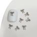 3D Metal Embellishments 20pcs Bowknot Decorations For Individual Styles 03 White K - Buy Online on SooperMarket.com