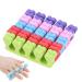 20pcs Toe Separators Finger Dividers (10 Pairs) Disposable Pedicure for Nail Foot Salon Foam Toe Separators Professional Nail Art Fingers Foots Sponge Cushions for Nail Polish
