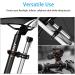 COSOOS 2 Pack Flashlight Mount Holder Universal Bicycle Led Light Mounting Holder 360 Rotation Clip Clamp for Flashlight Cycling Riding Orange+Black - Buy Online on SooperMarket.com