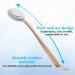 Creamify Back Lotion Applicator with Long Wooden Handle | Easy Reach for Bath, Skin Cream & Tanning | Replaceable Brush Head | Lotion Applicators - Buy Online on SooperMarket.com