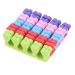 100pcs Toe Separators Finger Dividers (50 Pairs) Disposable Pedicure for Nail Foot Salon, Foam Toe Separators Professional Nail Art Fingers Foots Sponge Cushions for Nail Polish