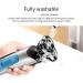 GeRRiT Electric Razor for Men - Waterproof Rotary Shaver Cordless USB Rechargeable Beard Trimmer Ideal Gift for Husband & Dad - Buy Online on SooperMarket.com