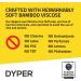 DYPER Bamboo Baby Diapers Newborn Size | Cloth Alternative for Day & Overnight | Plant-based Eco-Friendly Diapers | Hypoallergenic & Unscented | 34 Count Pack - Buy Online on SooperMarket.com