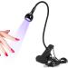 Saviland Mini Black Light LED Nail Lamp with Securing Clip - Rotatable Nail Dryer for Gel Polish - 3W U V Nail Lamp for Manicure at Home - Buy Online on SooperMarket.com