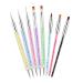 DOITOOL 3 Sets Nail Pen Household Nail Tools Portable Dotting Tools Dotting Accessory Pro Tools Polly Gel Portable Nail Tools Para U as Nail Supply 3d Gel Nail Gel Abs Painting Pen Painted