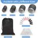 Mabufun 46 PCS Hair Rollers With Clips For Long Hair Curlers Velcro Rollers Jumbo Hair Rollers Self Grip Hair Roller Set 22 Stainless Steel Clips And A Storage Bag - Buy Online on SooperMarket.com