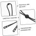PLAFOPE Eyelash Tweezers Wristbands Wrist Bands Wrist Strap Lash Tweezers Holder Lash Tweezer Wristband Eyelash Separator Tool Lash Applicator Holder Eyelash Tweezer Protector 26.00X1.00X0.50CM - Buy Online on SooperMarket.com