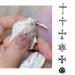 Shop Wakihong 60 Pcs Cross Nail Art Earrings - DIY Goth Nail Charms & Accessories for Stunning Manicure Decorations | Antique Silver - Buy Online on SooperMarket.com