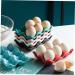 OSALADI 2pcs Egg Storage Practical Egg Tray Refrigerator Egg Holder Kitchen Egg Tray Household Storage Box Blue 14.5X9.5X3.2CM - Buy Online on SooperMarket.com