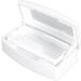 Portable ABS Makeup Tool Cleaning Box with Separate Filter Layer Convenient for Nail and Jewelry Cleaning (White) - Buy Online on SooperMarket.com