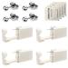 4 Pack Self Ear Piercing Gun Disposable Self Ear Piercing Gun Kit with Earring Studs Safety Ear Piercing Gun Kit Tool (LightGrey)