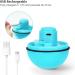 WWVVPET Interactive Cat Toy Ball with LED Light - 360 Self-Rotating USB Rechargeable | Fun Hunting Instinct Stimulation for Cats - Buy Online on SooperMarket.com