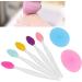 JUOPZKENN Silicone Exfoliating Lip Brush Silicone Facial Cleansing Brush Silicone Face Pore Cleaner Face Nose Lip Exfoliating Brush Set for Home Gift - Buy Online on SooperMarket.com