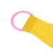 Double Sided Exfoliating Back Scrubber with Coarse Sand | Handle for Body Washing Shower - Yellow - Buy Online on SooperMarket.com