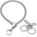 2 Pcs Dog Chain Metal Dog Training Collar Adjustable Durable Silver Dog Chains for Pet Small Medium Puppy M - Buy Online on SooperMarket.com