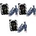 Healeved 3 Pairs Gloves Exfoliating Mask Hand Mask Hands Peeling Mask Facial Mask Moisturizing Volcanic Mud