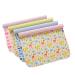 Wrapping pad yworld cotton bamboo fiber breathable waterproof winding pads washable reusable diapers liners mats (11.8x18in) color series