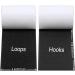 Non Slip Cushion Pad Tape - 4x10' Black Hook Loop Roll with Adhesive | Prevent Couch Cushions Sliding - Buy Online on SooperMarket.com
