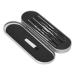 Ear Wax Remover Portable Case Ear Cleaning Kit Stainless Steel Fully Polished for Travel for Home (Silver)