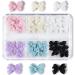 30 3D Nail Art Decorations 3D Bows Nail Colorful Bowknot Nail Accessories For Nail Art Designs DIY Crafting Bows Nail - Buy Online on SooperMarket.com