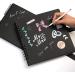 10x10 Inch DIY Scrapbook Album Black Hardcover Kraft 80 Pages - Family, Wedding, Anniversary, Baby First Memories - Black Paper Scrapbooking Album - Buy Online on SooperMarket.com