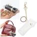 Buy Clear PVC Fashion Keychain Lipstick Holder | Stylish Outdoor Lipstick Sleeve Keychain - Buy Online on SooperMarket.com