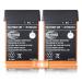 2 Pack 6V 2100mAh Ni-Mh BA225030 Rechargeable Battery for HBC Radiomatic for HBC Crane Remote Control Pump Truck Battery