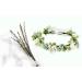 Green Leaf Crown for Bridal Hair Accessories - Bohemian Floral Headband for Wedding, Birthday, Party - Buy Online on SooperMarket.com
