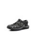 DREAM PAIRS Summer Sandals for Hiking Non-Slip Men Breathable Beach Summer Pool 41 EU Black Dark Grey E
