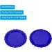 PATIKIL 1 Inch Flat Decorative Bottle Caps 50 Pack Craft Bottle Pendant Trays Double Sides Printed for DIY Pendants Craft Scrapbooks Dark Blue - Buy Online on SooperMarket.com