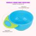 HOSIS Infant Freshfood Mash Bowl | Lightweight Baby Food Masher for Home - Blue/Green - Buy Online on SooperMarket.com