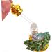Angoily Perfume Bottle Essential Oil Bottle Glass Vintage Travel Vial 14x4x3cm Green - Buy Online on SooperMarket.com